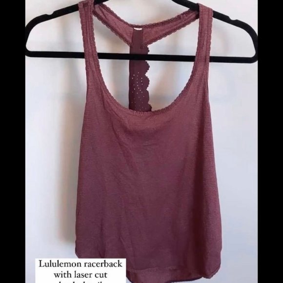 LULULEMON 105 F Singlet *Laser-Cut in Bordeaux - Picture 8 of 9